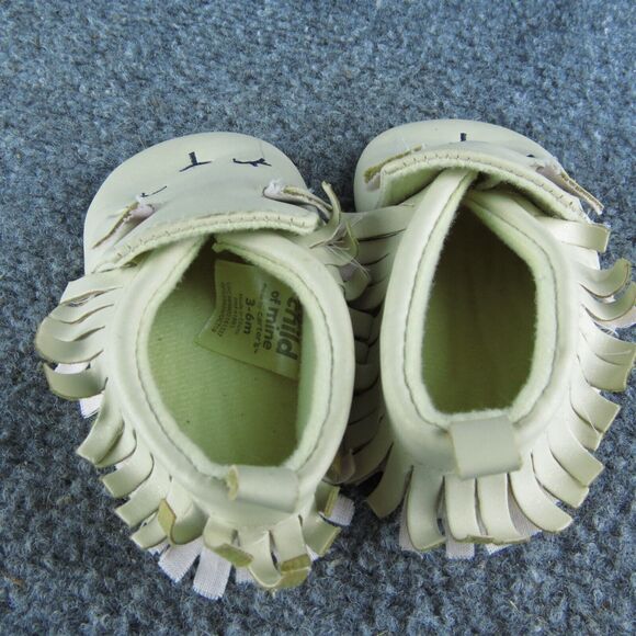 Child of Mine by Carter's Girls Bootie Size T 3-6 Month Medium Beige Synthetic - Picture 6 of 7